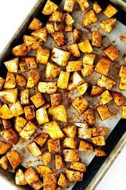 Roasted Russet Potatoes Potato Recipes Side Dishes Russet Potato Recipes Baked Russet Potato