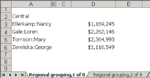 Do one or more of the following: Specifying That Groups Are Exported To Separate Excel Worksheets