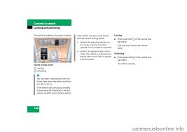 Getting the best garage door opener is extremely important. Mercedes Benz E320cdi 2006 W211 Owner S Manual 521 Pages Page 140 130 Controls In Detaillocking And Unlockingth
