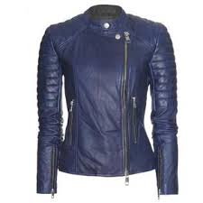 Billy Austins Ladies Bella Navy Blue Carla Leather Jacket Women S Plus Size Navy Blue Leather Jacket Fitted Biker Jacket Leather Coat Womens