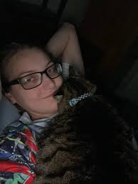 cat sets boundaries for physical affection