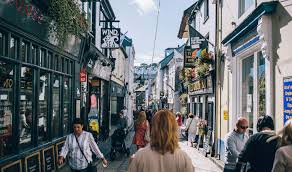 It is situated on the western end of st. St Ives Town St Ives Cornwall