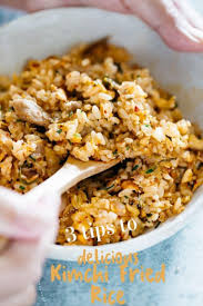 Kimchi Fried Rice Recipe In 2020 Kimchi Fried Rice Fried Rice Recipes