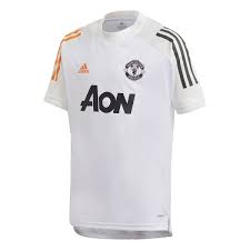 ¡anima como nunca al manchester united! Camiseta Adidas Manchester United Fc Training 2020 2021 Nino White Futbol Emotion