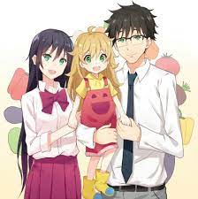 Anime Amaama To Inazuma Inuzuka Tsumugi Kizi Inuzuka Kouhei Babasi Iida Kotori Ogrenci Anime Comedias Manga