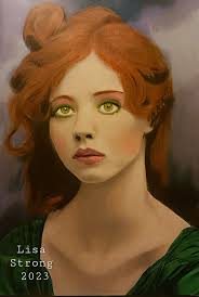 Irish eyes 2 by Cheryl Korotky with kalour pencils and panpastell