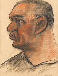 Portrait of Peter Docherty by Patrick Procktor R.A.