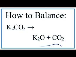 Potassium carbonate formula||formula for potassium carbonate||potassium carbonate formula by criss cross||how to write the formula of potassium carbonate||wh. How To Balance K2co3 K2o Co2 Decomposition Of Potassium Carbonate Youtube
