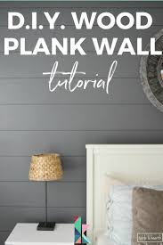 Hanging a heavy object on your wall can be a simple task. Diy Wood Plank Wall A Full Tutorial