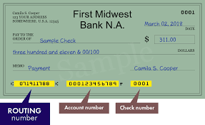 Unlock full sales materials and reports. 071911788 Routing Number Of First Midwest Bank N A In Itasca