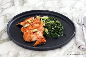 Einen knackigen grünen salat und einen spinatsalat. Ofen Lachs Mit Sesamspinat Schoner Tag Noch