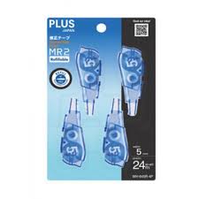 Plus deco rush correction tape in japan. Plus Japan Correction Tape Mr2 Refill 4 S 5mm X 6m Blue Wh 645r 4p