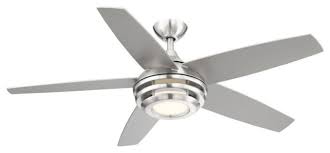 52 ceiling fan brushed nickel black oak blade *ul approved: Petani 5 Blade Ceiling Fan Brushed Nickel Transitional Ceiling Fans By Eglo Usa Houzz
