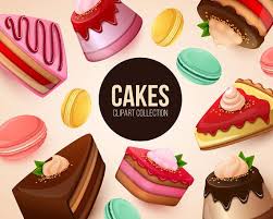 Dessert Clipart Collection Cakes Clipart Macaron Clip Art Etsy Cake Clipart Cake Vector Clip Art