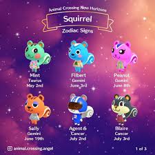 10 9 K Mentions J Aime 375 Commentaires Angel Animal Crossing Angel Sur Instagram Squirrel Zod Animal Crossing Gemini And Cancer Taurus And Gemini