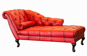 This chaise lounge features a nice red material finish. 25 Styles Of Sofas Couches Explained With Photos Types Of Sofas Red Chaise Lounge Chaise Lounge