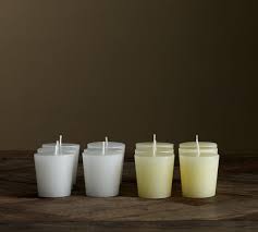 Unscented Votive Candles Set Of 12 Pottery Barn