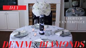 Event decor & bespoke theming solutions. Diy Denim Diamonds Party Centerpiece Denim Diamonds Party Decoration Ideas Youtube