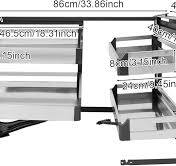 Amazon.com: ILWorkTLs Stainless Steel Blind Cabinets,2 Tier ...