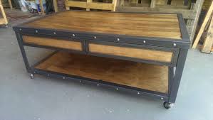 Get the best deals on industrial coffee tables. Buy Hand Crafted Industrial Coffee Table 019 Made To Order From Industrial Evolution Furniture Co Custommade Com