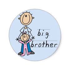 Big Brother With Baby Sister Tshirts And Gifts Classic Round Sticker Zazzle Com Sisters Drawing Big Brother Sister Tshirts