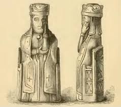 The Lewis Chessmen On A Fantasy Iceland Chessmen Fantasy Walrus Tusks