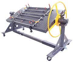 Manual Rotating Weld Table Bluco Corporation Welding Table Welding Shop Welding Tables
