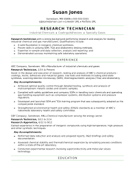 Research Technician Resume Sample Monster Com Refrigeration Mechanic ...