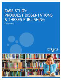 Consult your local library for access information. Case Study Proquest Dissertations Theses Boston College