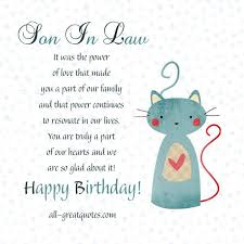 Birthday Greetings For Son In Law Handmad Original Free Birthday Cards For Son In Law Birthday Cards Birthday Messages For Son Birthday Wishes For Son Happy Birthday Son
