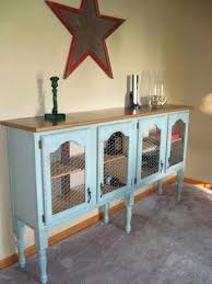 Repurposed Kitchen Cabinets I Like The Basic Idea Different Color Though Shorter Legs Chicken Wire Is A Diy Furniture Repurposed Kitchen Furniture Projects