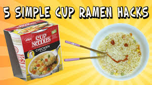 Make your own cup of instant soup at home with this vegetarian ramen recipe. 5 Simple Cup Ramen Hacks Youtube