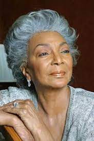 Nichelle Nichols Ageless Beauty Aging Gracefully Silver Hair
