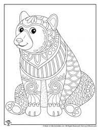Some pictures are symmetrical, so it is easier. Animal Coloring Pages For Adults Teens Woo Jr Kids Activities