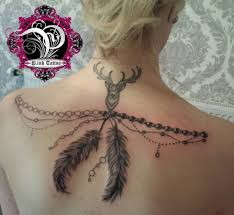 Lust auf ein feder tattoo? Federn Kette Pink Tattoo Piercing Studio
