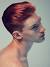 Male Dyed Short Red Hair