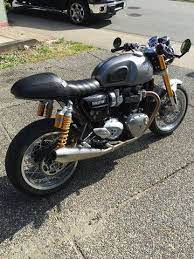 Neil Mckenzie Uploaded This Image To Mobile Uploads See The Album On Photobucket Triumph Cafe Racer Cafe Racer Bikes Cafe Racer Design