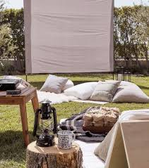 A cinema room can be designed in any part of the house. How To Set Up A Diy Backyard Movie Theater In Under An Hour