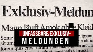 Jul 30, 2021 · hinweise in der tagespresse. Die Tagespresse Show