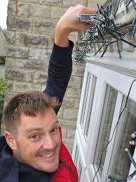 I totally get this is crazy! Made this is up after the girls posed in the  National Lampoon's Christmas Vacation display at the Roche Construction  Building in Greeley, Colorado. This display is