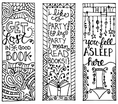 I threw in the original three for those readers who didn't save them the first time, but it's easy enough to print just the new ones if you prefer. 10 Best Free Printable Coloring Bookmarks For Kids Printablee Com