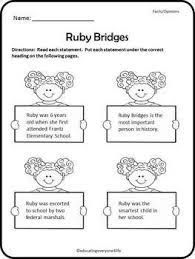 Our intention is that these ruby bridges worksheets pictures collection can be a resource for you, deliver you more samples and also bring you a nice day. Ruby Bridges Ruby Bridges Black History For Kids Ruby Bridges Anchor Chart