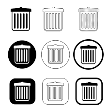 Trash Can Recycle Bin Icon Recycle Icons Trash Icons Bin Icons Png And Vector With Transparent Background For Free Download Recycle Bin Icon Recycling Bins Recycling