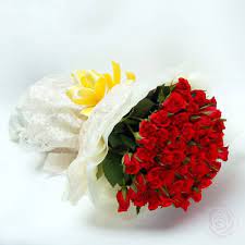 The work of the florist at a flower shop beautiful pink rose flowers on beautiful rose bush in flowers garden at the morning with clear blue sky background in summertime. Send 50 Red Roses In Beautiful Bouquet To Japan Florajapan Com