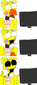 This is a subreddit for porn/rule34 of fnaf the indie horror game. Toy Chica Discovers Her Rule 34 Fandom Five Nights At Freddy S Know Your Meme