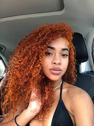 I went from dusty brown highlights to jet black hair. Red Hair On Black Women I Want This Hair Color Asap A Natural Red Hair Color Source By Thealex In 2020 Dyed Natural Hair Natural Hair Styles Ginger Hair Color
