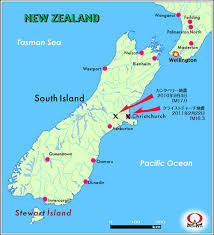 ニュージーランド地図 Map Of Newzealand