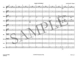 Carol Of The Bells Percussion Ensemble