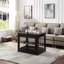 We've all been spending a lot more time at home lately. Best Selling Unipaws Dog Crate With Pet Cushion Durable Dog Kennel Fashion Design Dog House Side Table For Indoor Use Espresso Accuweather Shop