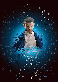 Stranger Things Eleven Low Poly Stranger Things Wallpaper Stranger Things Poster Stranger Things